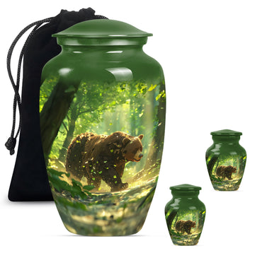 Large Urn With 2 Keepsake Urn