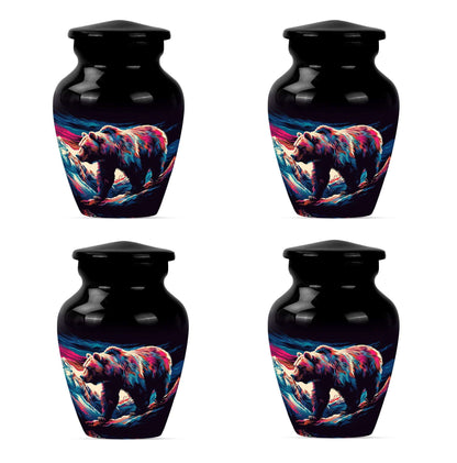 Bear Theme 3 Inch Keepsake Pack of 4