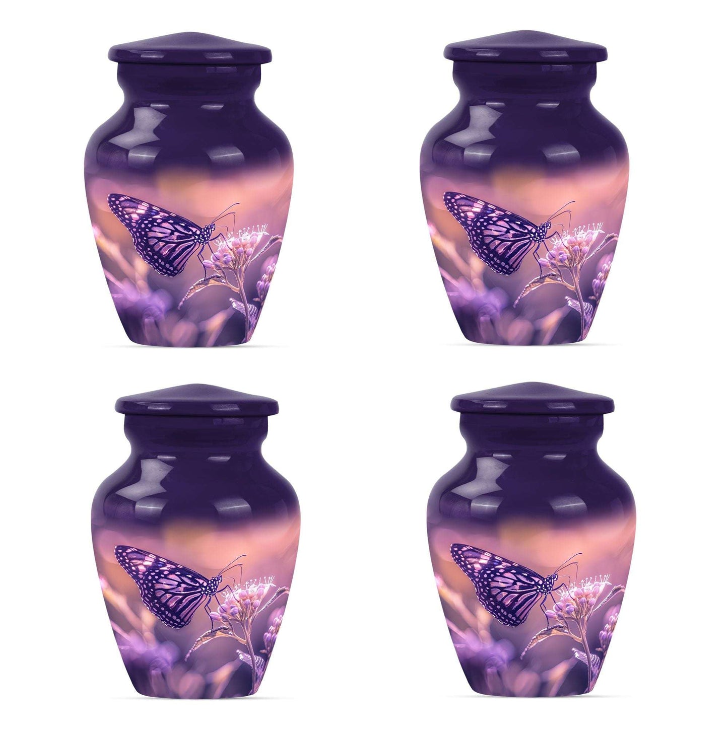 Butterfly Theme 3 Inch Keepsake Pack of 4
