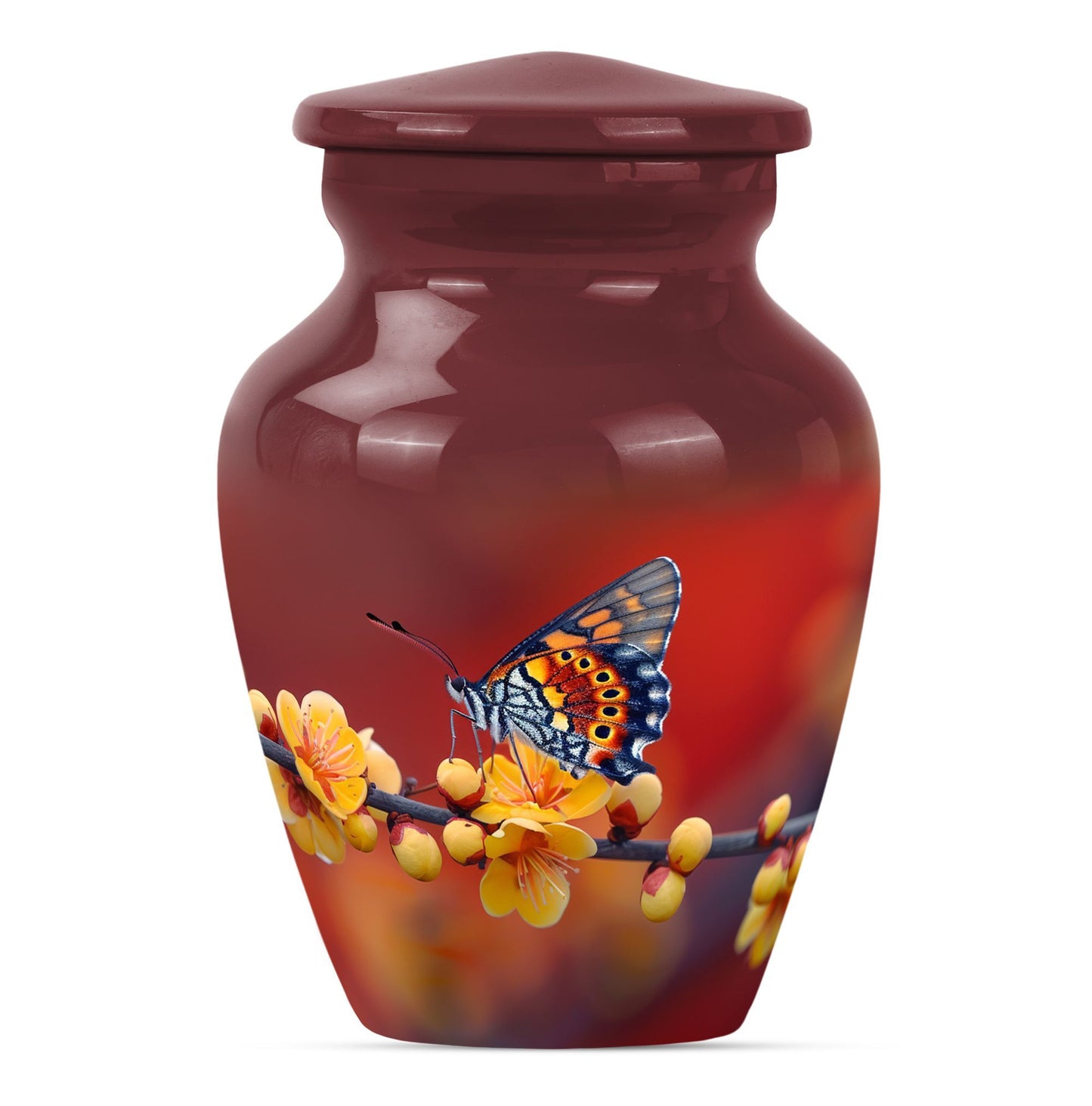 butterfly urn for human ashes
