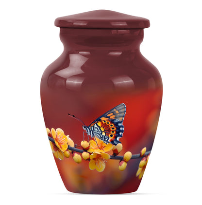 butterfly urn for human ashes