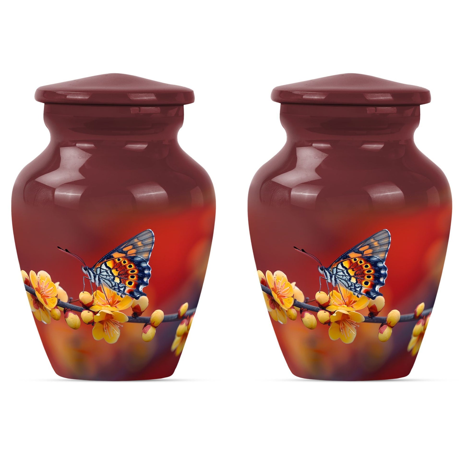butterfly urn for human ashes
