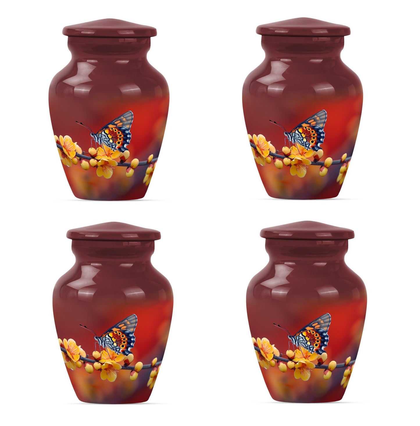 butterfly urn for human ashes