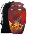 Butterfly Theme Large Urn 10 Inch