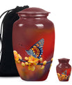 butterfly urn for human ashes