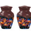 classic butterfly-themed urn for human ashes