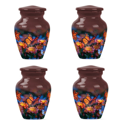 classic butterfly-themed urn for human ashes