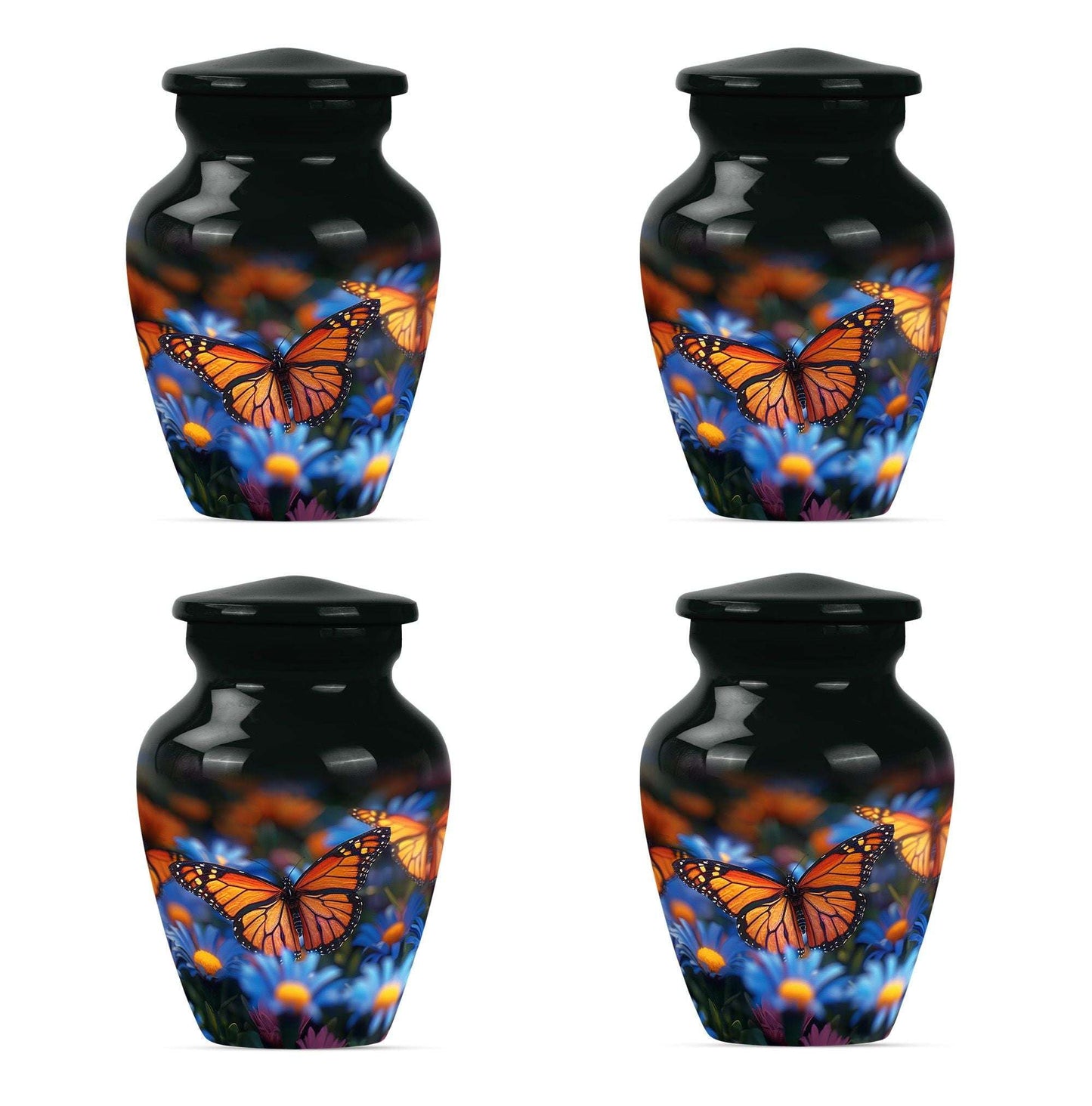 Butterfly Theme 3 Inch Keepsake Pack of 4