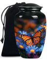 Butterfly Theme Large Urn 10 Inch