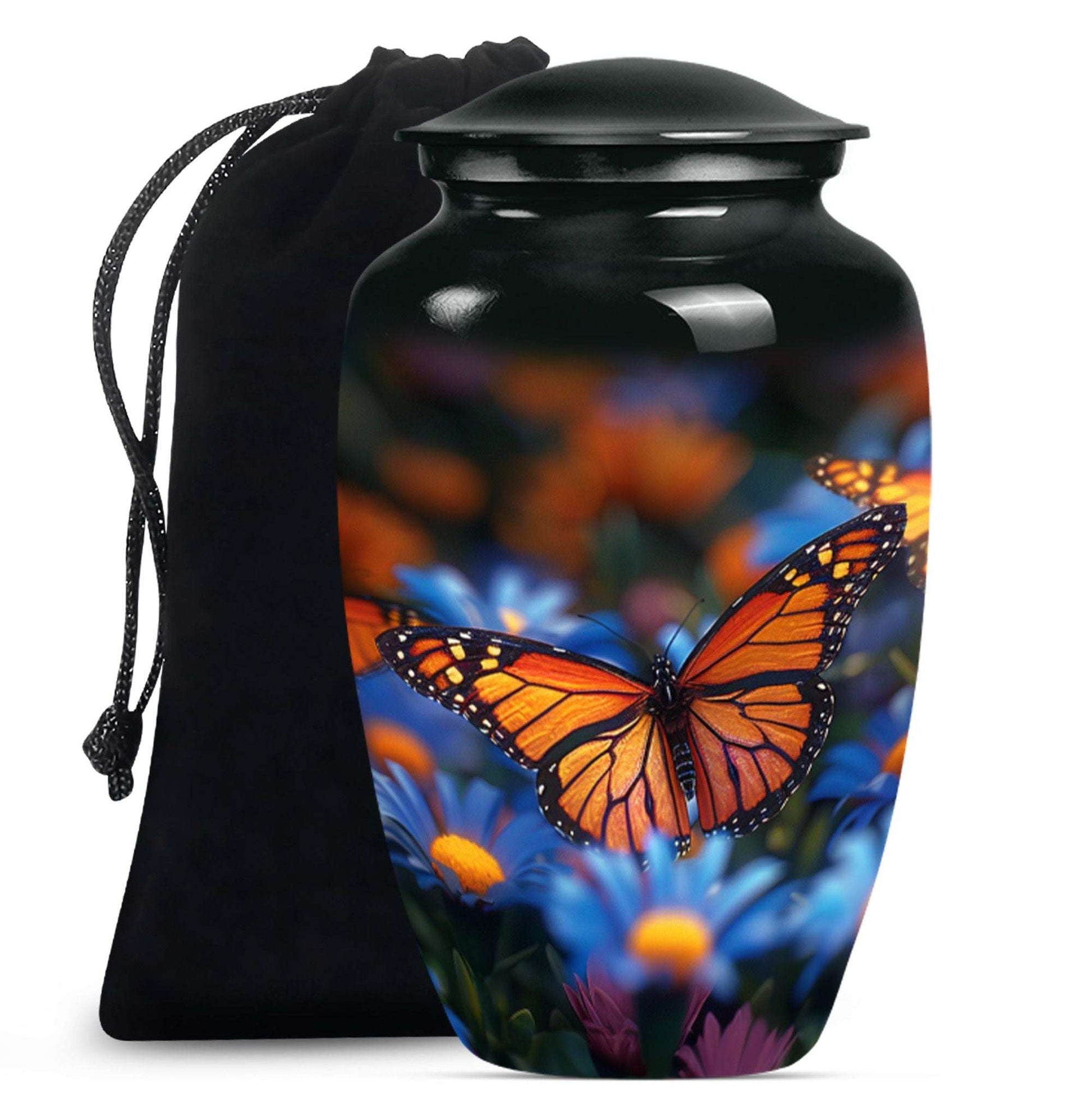 Butterfly Theme Large Urn 10 Inch