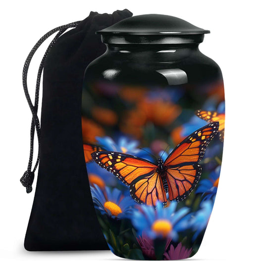 Butterfly Theme Large Urn 10 Inch