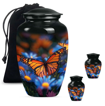 Large Urn With 2 Keepsake Urn