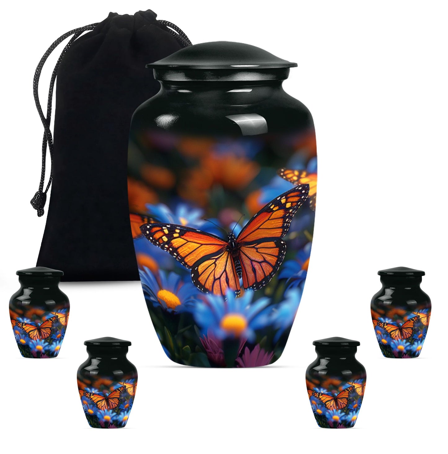  large memorial urn customizable with engraved names