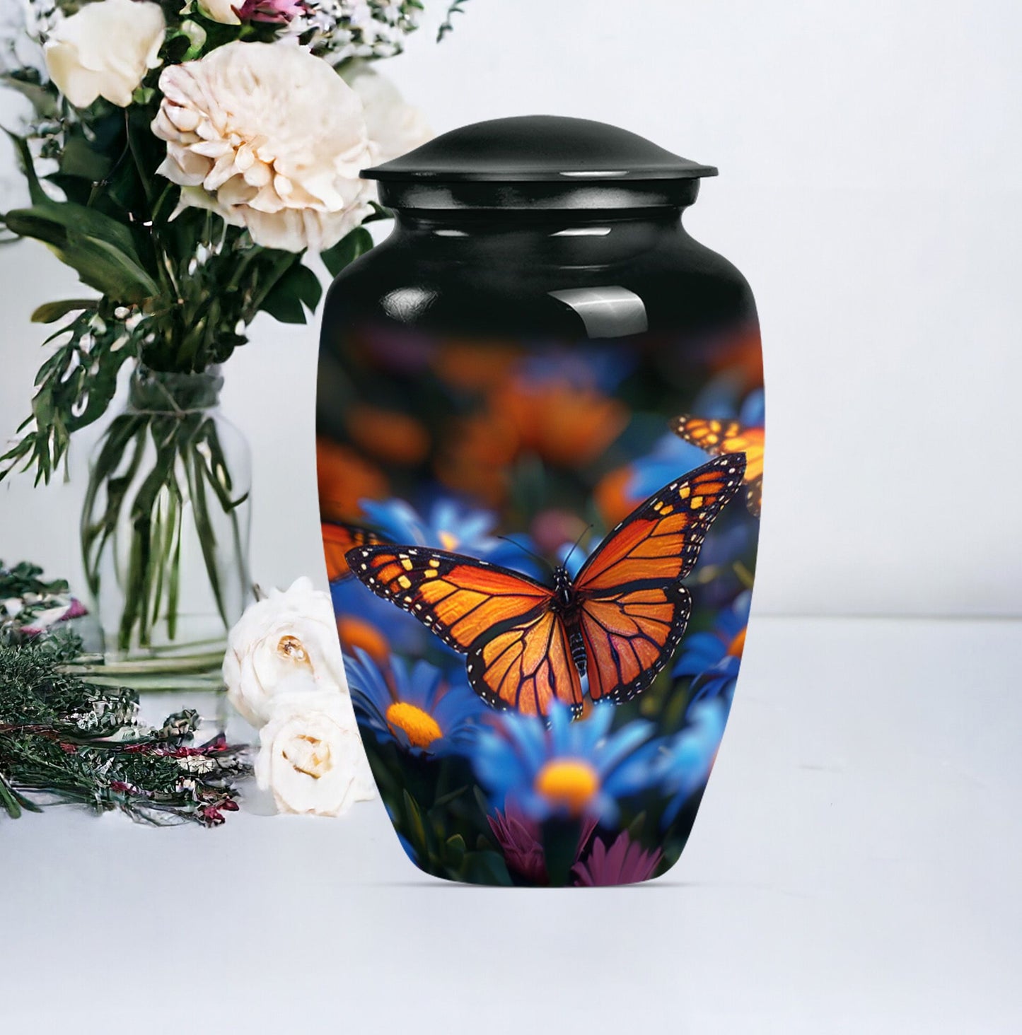  large memorial urn customizable with engraved names