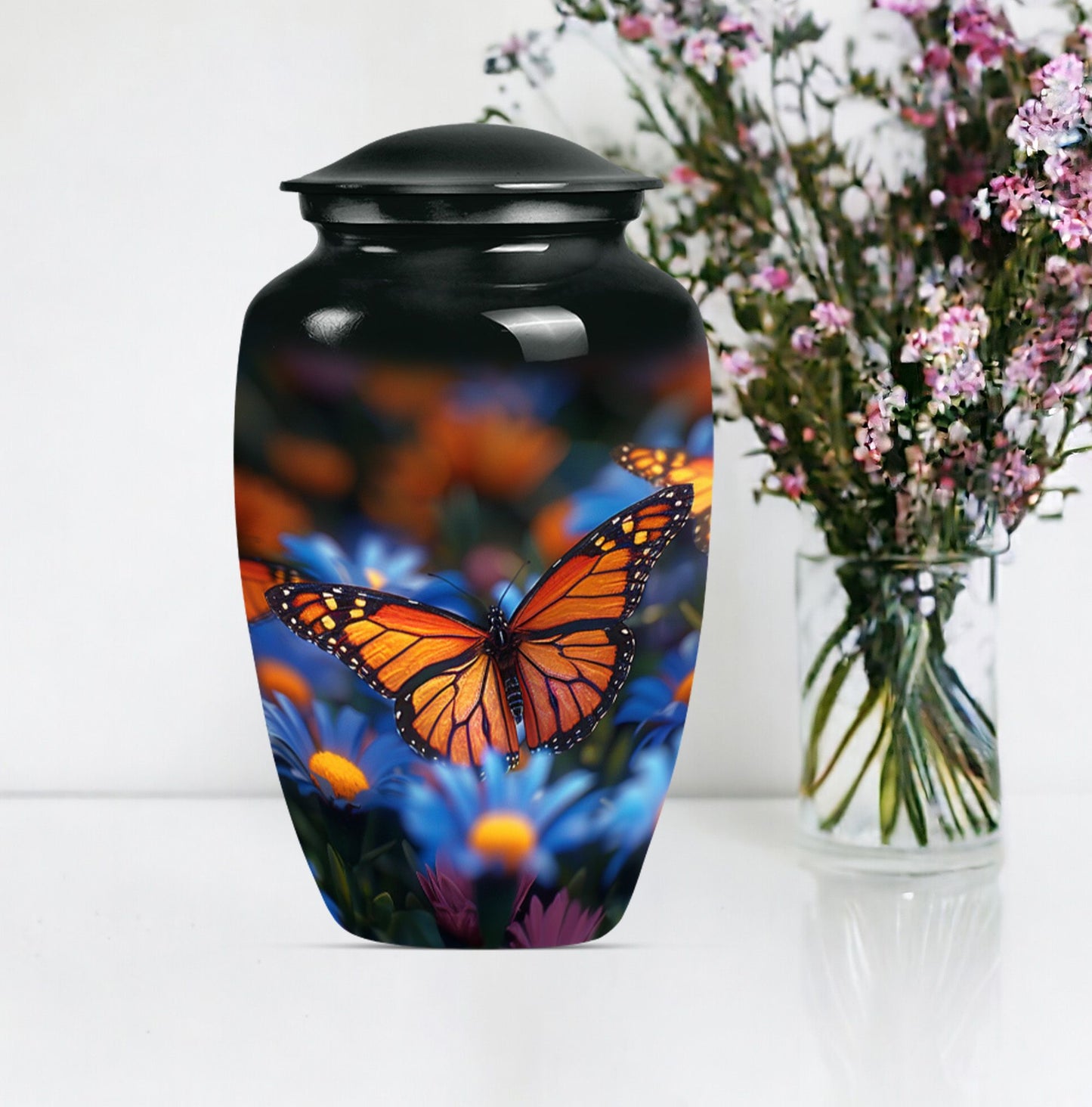  large memorial urn customizable with engraved names