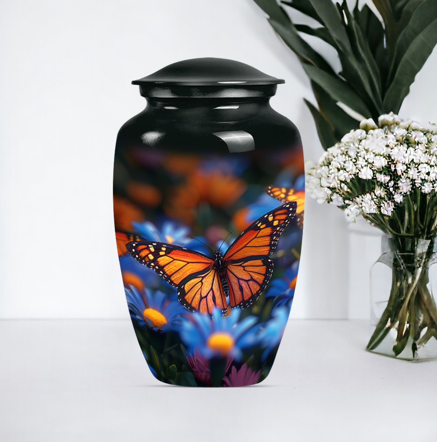  large memorial urn customizable with engraved names