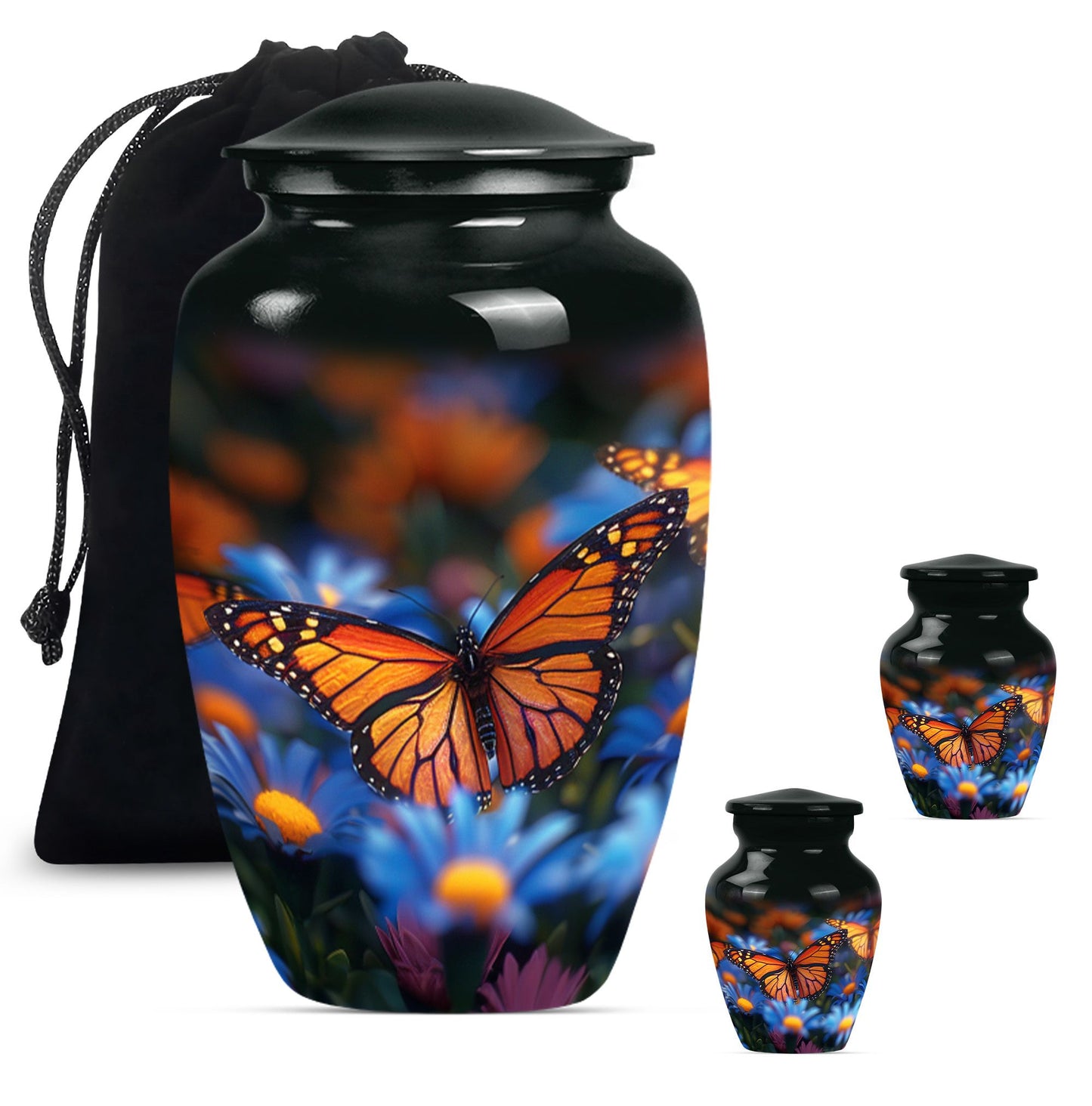  large memorial urn customizable with engraved names