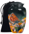 Butterfly Theme Large Urn 10 Inch