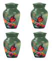 10-inch butterfly theme classic urn for adult female ashes.