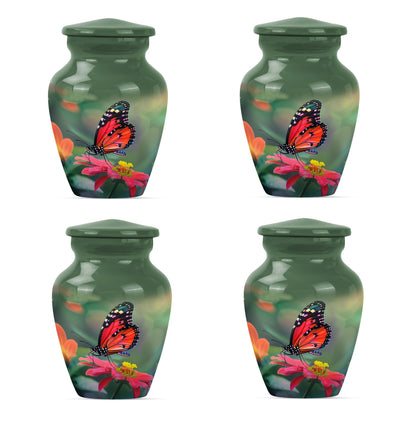 10-inch butterfly theme classic urn for adult female ashes.