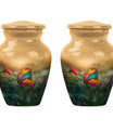 butterfly cremation urn.