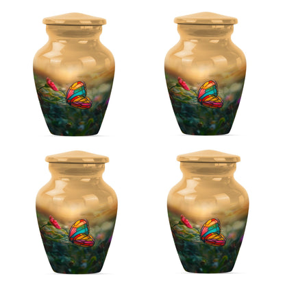 butterfly cremation urn.