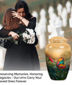 butterfly cremation urn.