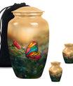 butterfly cremation urn.