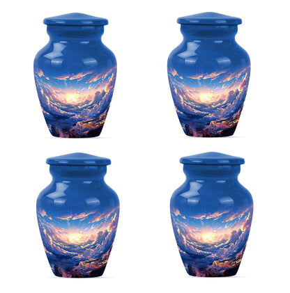 10-inch classic butterfly-themed clouds urn.