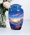 10-inch classic butterfly-themed clouds urn.