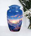 10-inch classic butterfly-themed clouds urn.