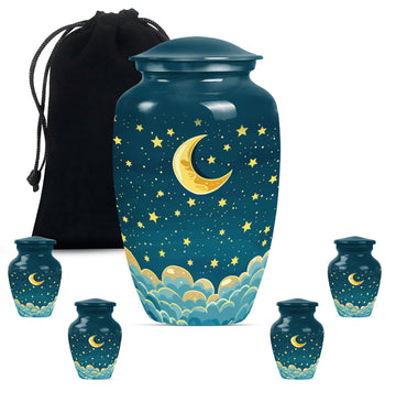 Large Urn with 4 Small Urn