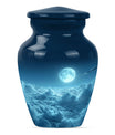  clouds urn with butterfly theme for adult human ashes