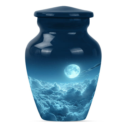  clouds urn with butterfly theme for adult human ashes