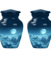  clouds urn with butterfly theme for adult human ashes