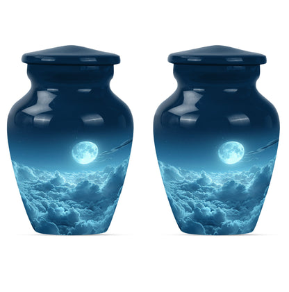  clouds urn with butterfly theme for adult human ashes