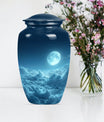  clouds urn with butterfly theme for adult human ashes