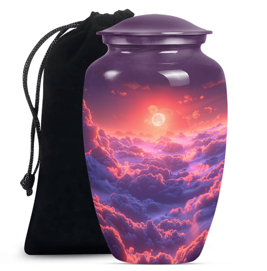 clouds urn for human ashes