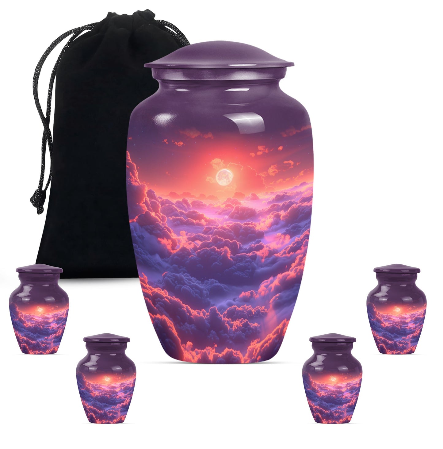 clouds urn for human ashes