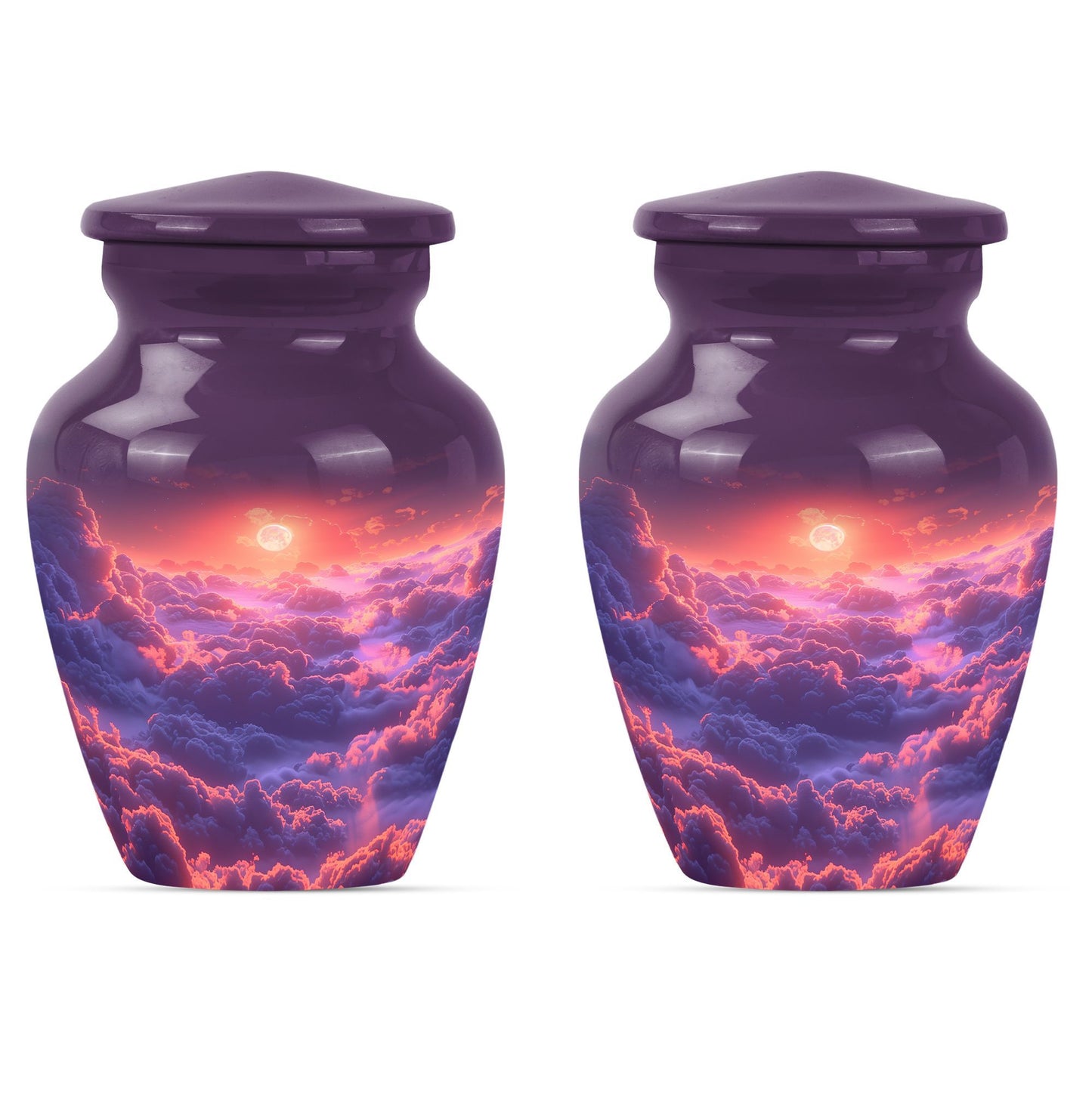 clouds urn for human ashes