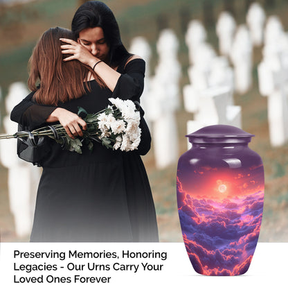 clouds urn for human ashes