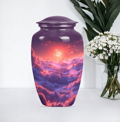 clouds urn for human ashes