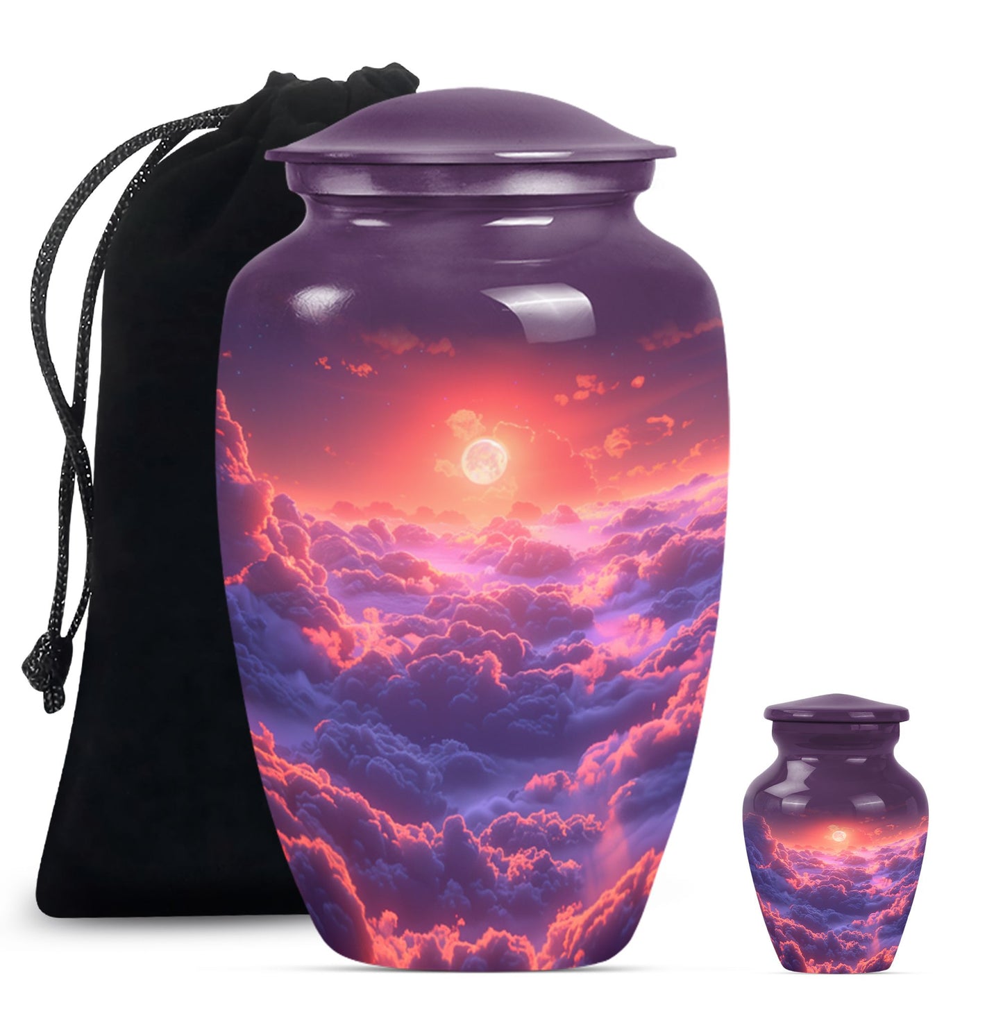 clouds urn for human ashes