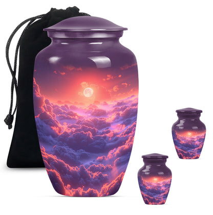 clouds urn for human ashes