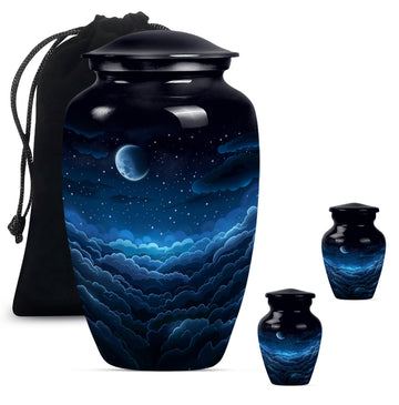 Large Urn with 2 Mini Urn