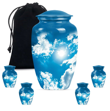 Large Urn with 4 Small Urn