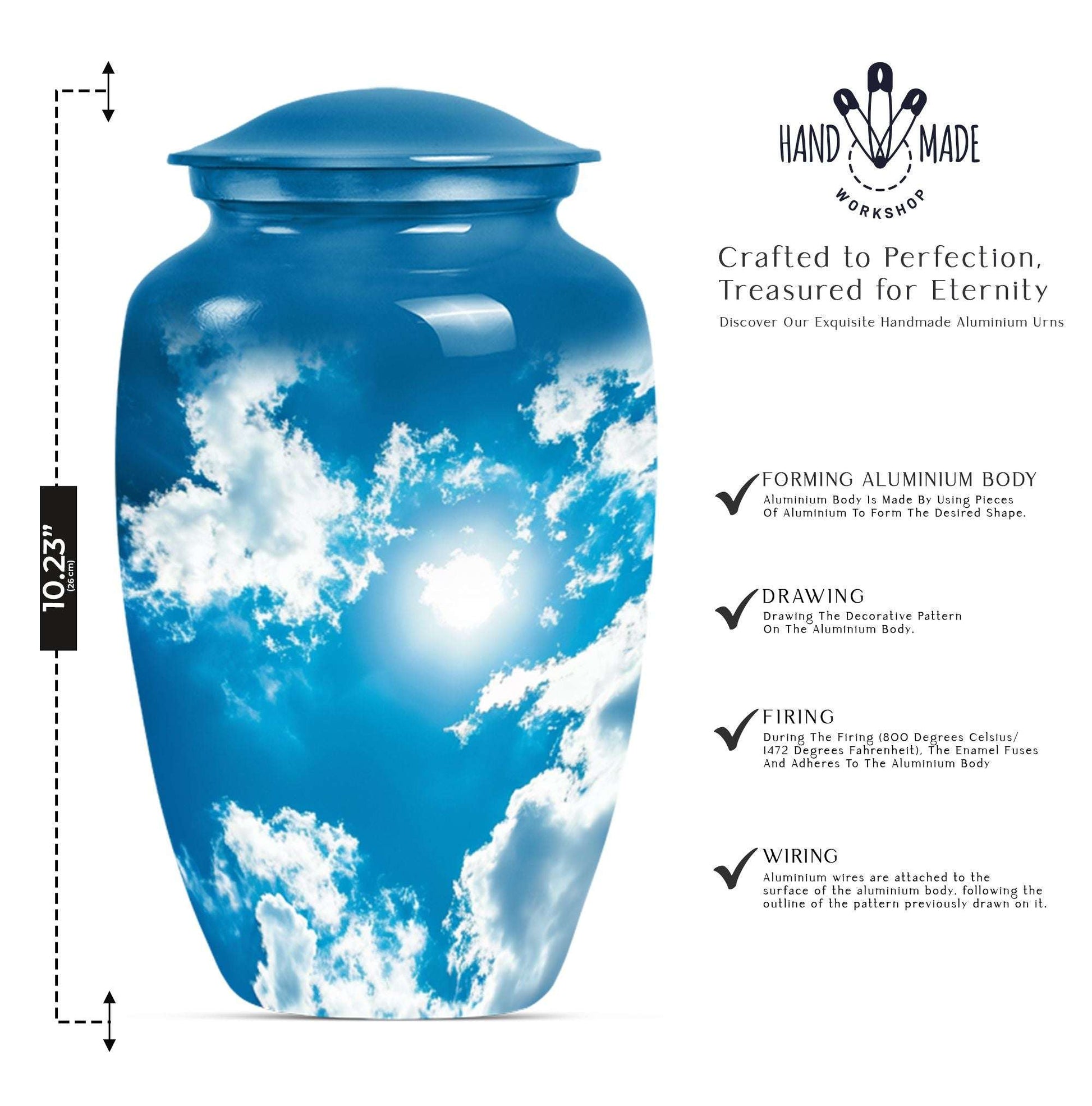 cloud urn for adult ashes 