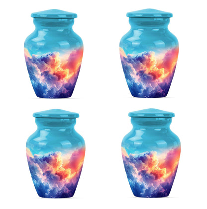 Clouds Theme 3 Inch Keepsake Pack of 4
