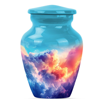 10 inch Classic Butterfly themed Cloud Urn.