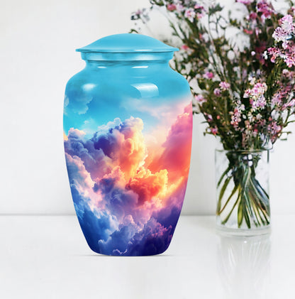 10 inch Classic Butterfly themed Cloud Urn.